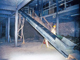 construction work conveyor
